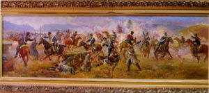 Балаклавское сражение. 25 октября 1854. 2006. х.м. 30х95